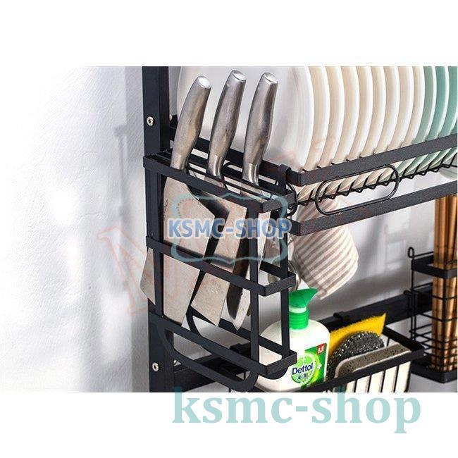 水切りかご 水切りラック シンク上 食器 省スペース 2段式水切りラック 錆びない ディッシュラック 大皿立て 鍋蓋スタンド