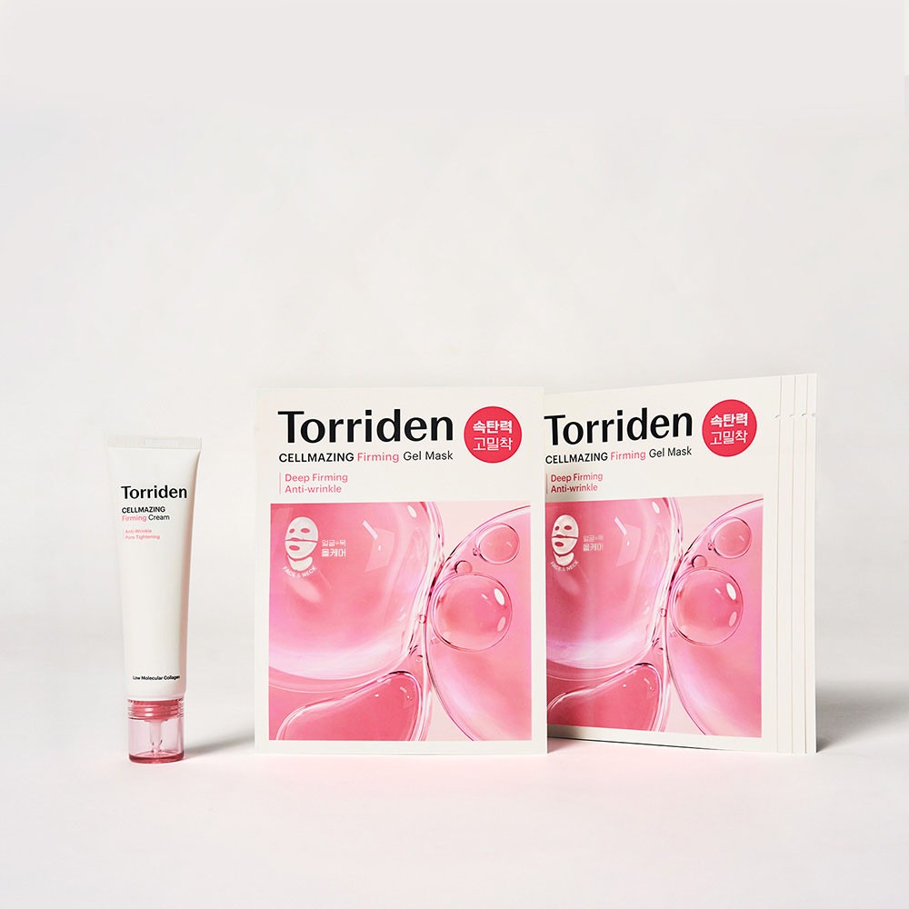 【3種セット】トリドンセルメージングコラーゲン弾力クリーム60ml+アイクリーム30ml+ゲルマスク4枚