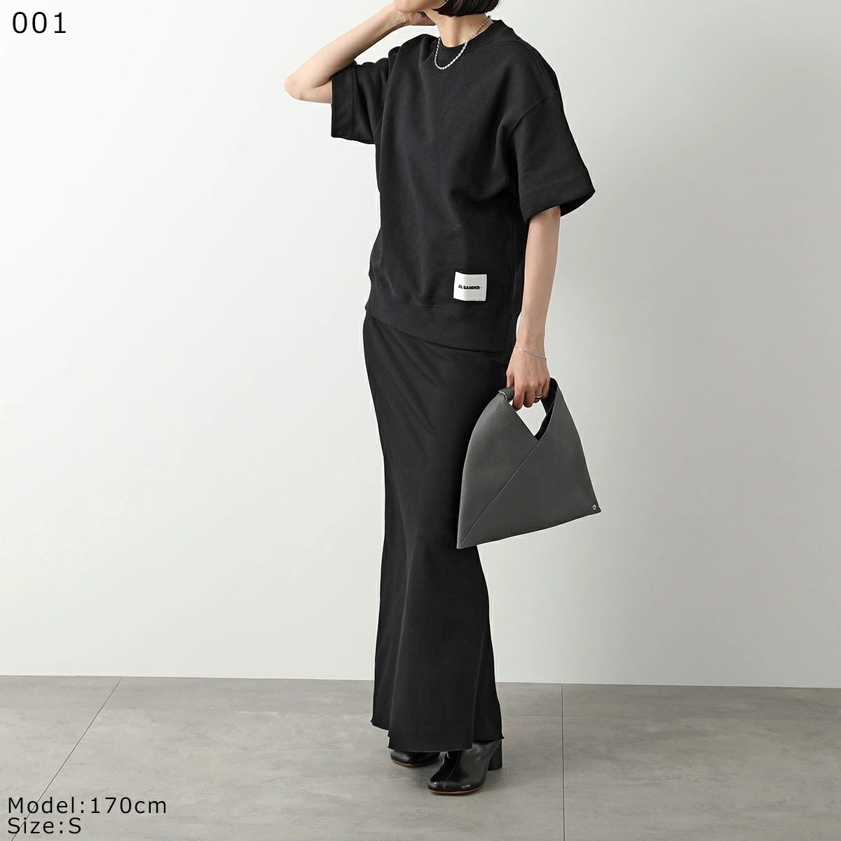 JIL SANDER+ ジルサンダー プラス 半袖 スウェット J40GC0105 J20010 J20039 レディース クルーネック ロゴ オーバーサイズ JIL SANDER+ ジルサンダー プラス 半袖 スウェット J40GC0105 J20010 J20039 レディース クルーネック ロゴ オーバーサイズ