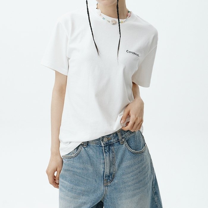 [2枚セット]エッセンシャルクールコットンTシャツ 半袖 男女兼用