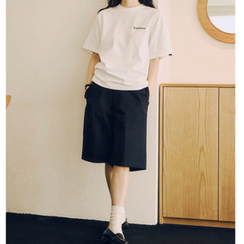 [2枚セット]エッセンシャルクールコットンTシャツ 半袖 男女兼用