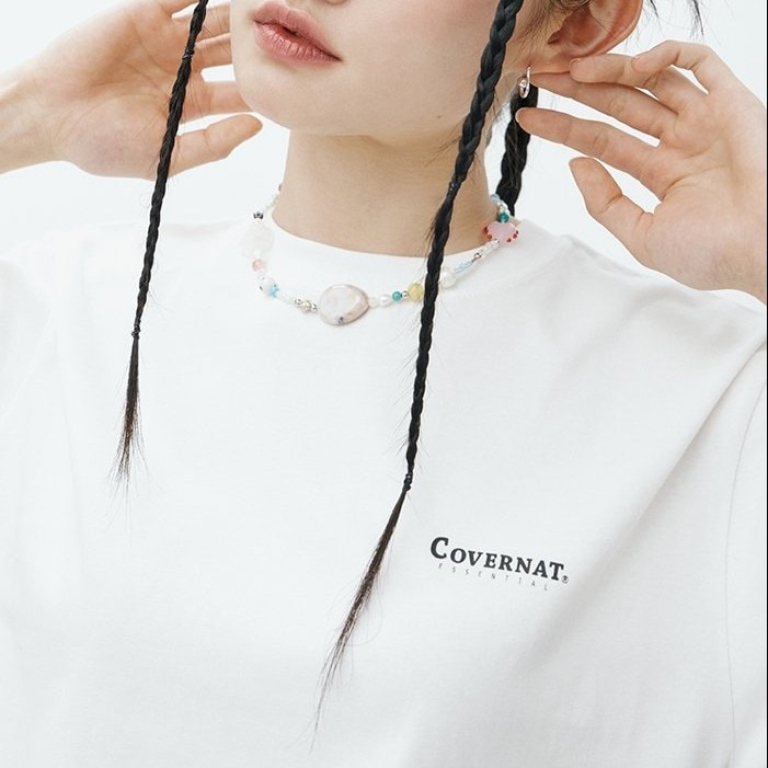 [2枚セット]エッセンシャルクールコットンTシャツ 半袖 男女兼用