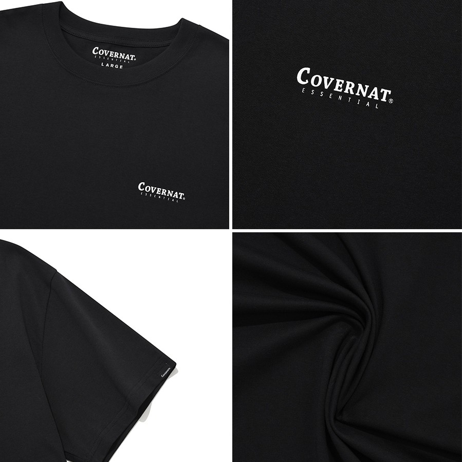 [2枚セット]エッセンシャルクールコットンTシャツ 半袖 男女兼用