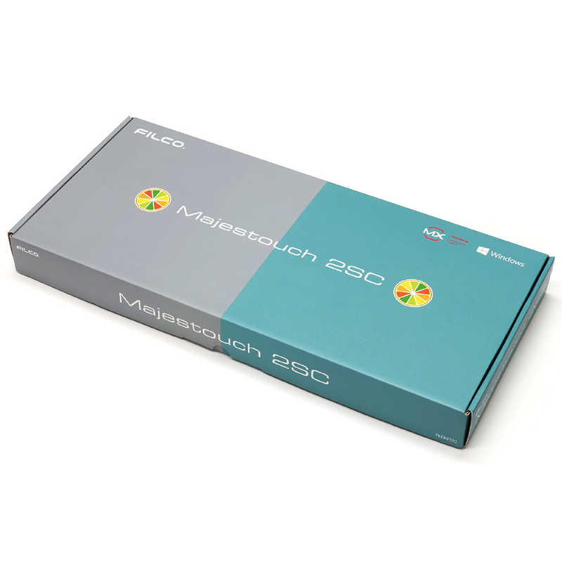 FILCO　キーボード Majestouch 2SC(赤軸・英語配列) ［有線 /PS/2・USB］ ASAGI　FKBN104MRLECSP2AG