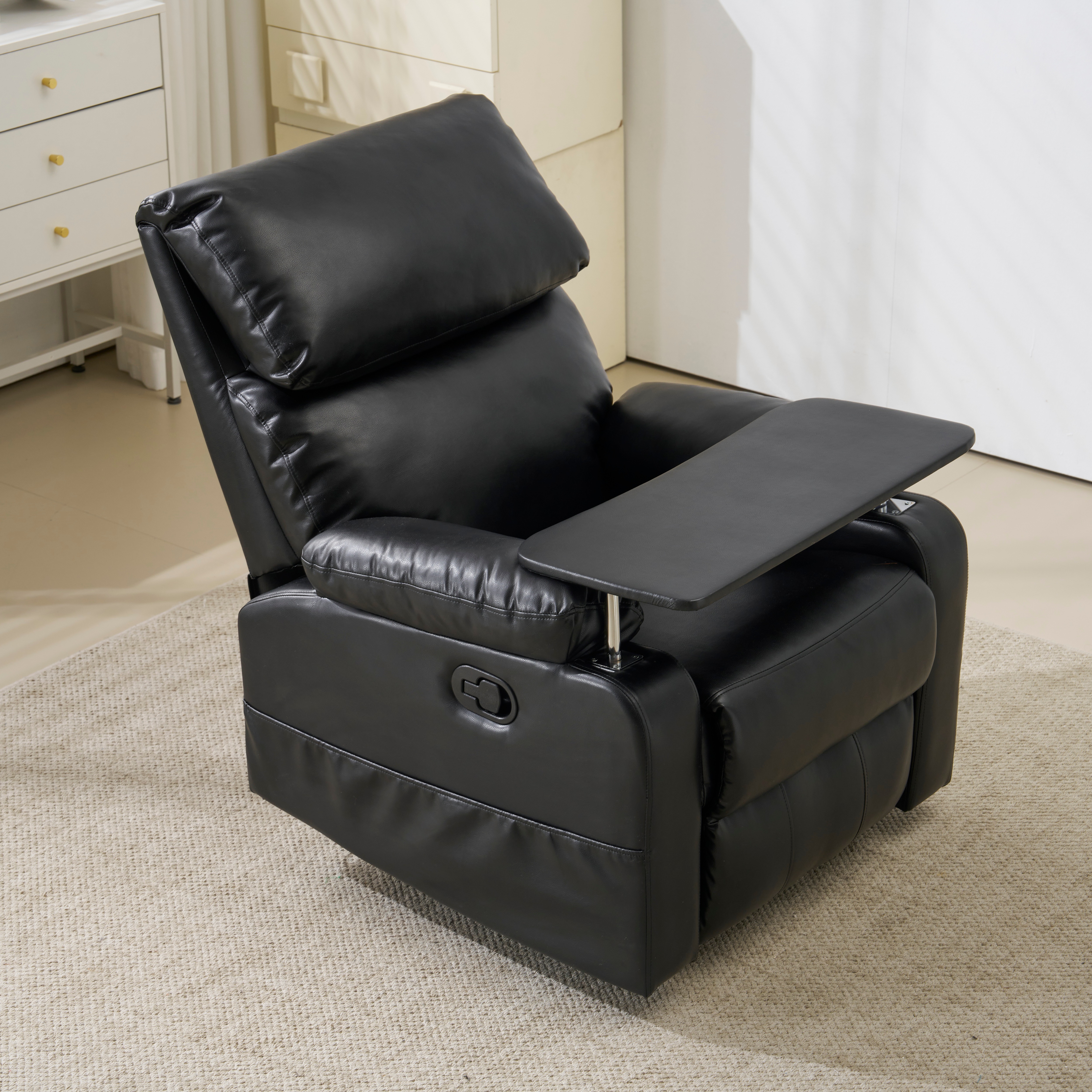 【国内出荷 - 3日配達】リクライニングソファー ソファー 1人掛け ゲーミングチェア PU 160度調節可能 テーブル付き PUレザー チェア オットマン一体型 パーソナルチェア 耐圧分散 一人暮ら 【国内出荷 - 3日配達】リクライニングソファー ソファー 1人掛け ゲーミングチェア PU 160度調節可能 テーブル付き PUレザー チェア オットマン一体型 パーソナルチェア 耐圧分散 一人暮ら