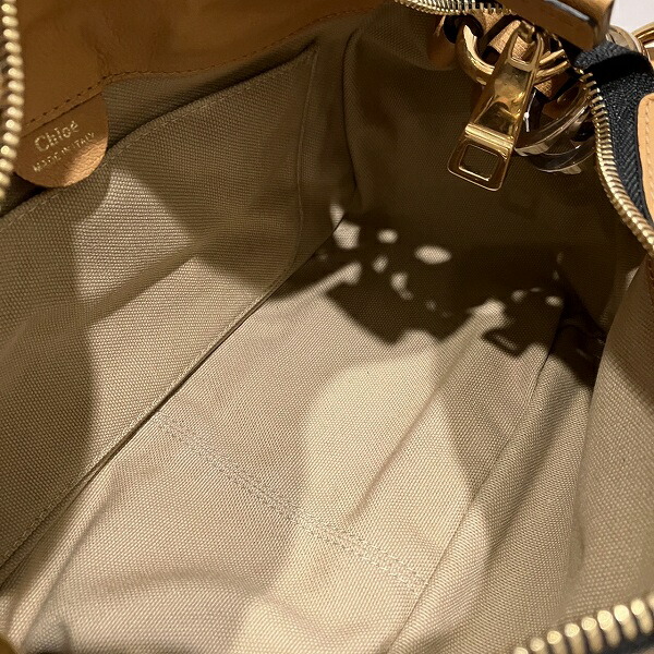クロエ フィン 02-15-50-65 2WAY バッグ ハンドバッグ ショルダーバッグ 【中古】