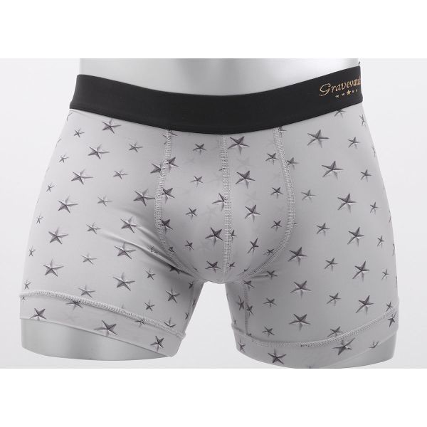 グレイブボールト STAR STUDS ショート ボクサーパンツ XL メンズ 前閉じ 日本製 Gr グレイブボールト STAR STUDS ショート ボクサーパンツ XL メンズ 前閉じ 日本製 Gr