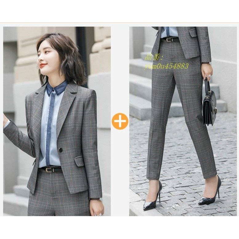 パンツスーツ フォーマル テーラードジャケット セットアップ チェック柄 レディース 2点セット お パンツスーツ フォーマル テーラードジャケット セットアップ チェック柄 レディース 2点セット お