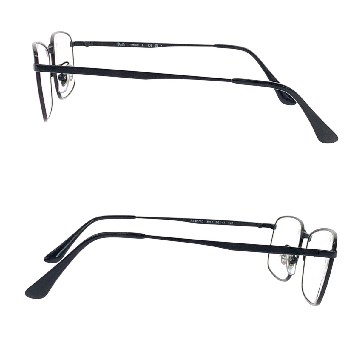 美品 ブラック 黒 ガラス/プラスチック RB 8775D 1012 56 メガネ メンズ 504501 美品 ブラック 黒 ガラス/プラスチック RB 8775D 1012 56 メガネ メンズ 504501