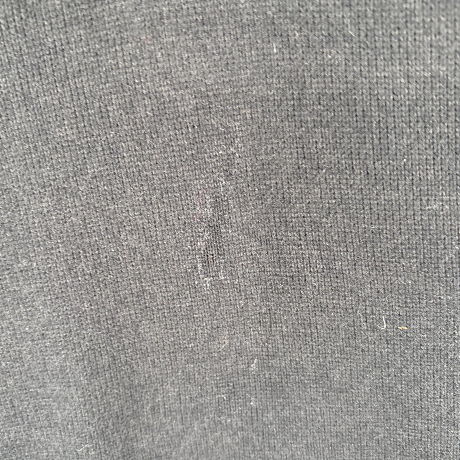 古着 ハーフジップフリースジャケット ワンポイントロゴ刺繍 ニット 大きいサイズ XL ブラック メンズ 古着 ハーフジップフリースジャケット ワンポイントロゴ刺繍 ニット 大きいサイズ XL ブラック メンズ