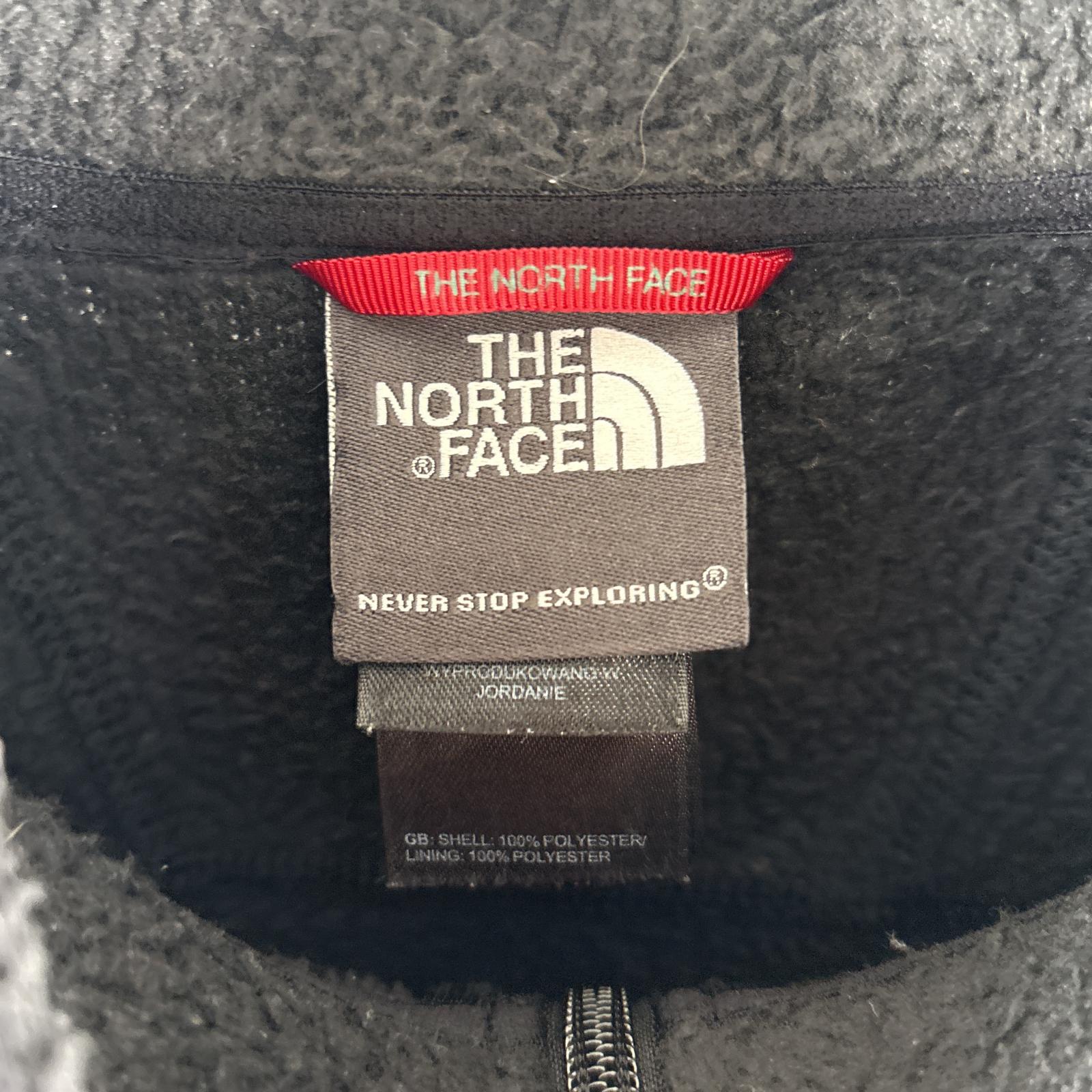 古着 ハーフジップフリースジャケット ワンポイントロゴ刺繍 ニット 大きいサイズ XL ブラック メンズ 古着 ハーフジップフリースジャケット ワンポイントロゴ刺繍 ニット 大きいサイズ XL ブラック メンズ