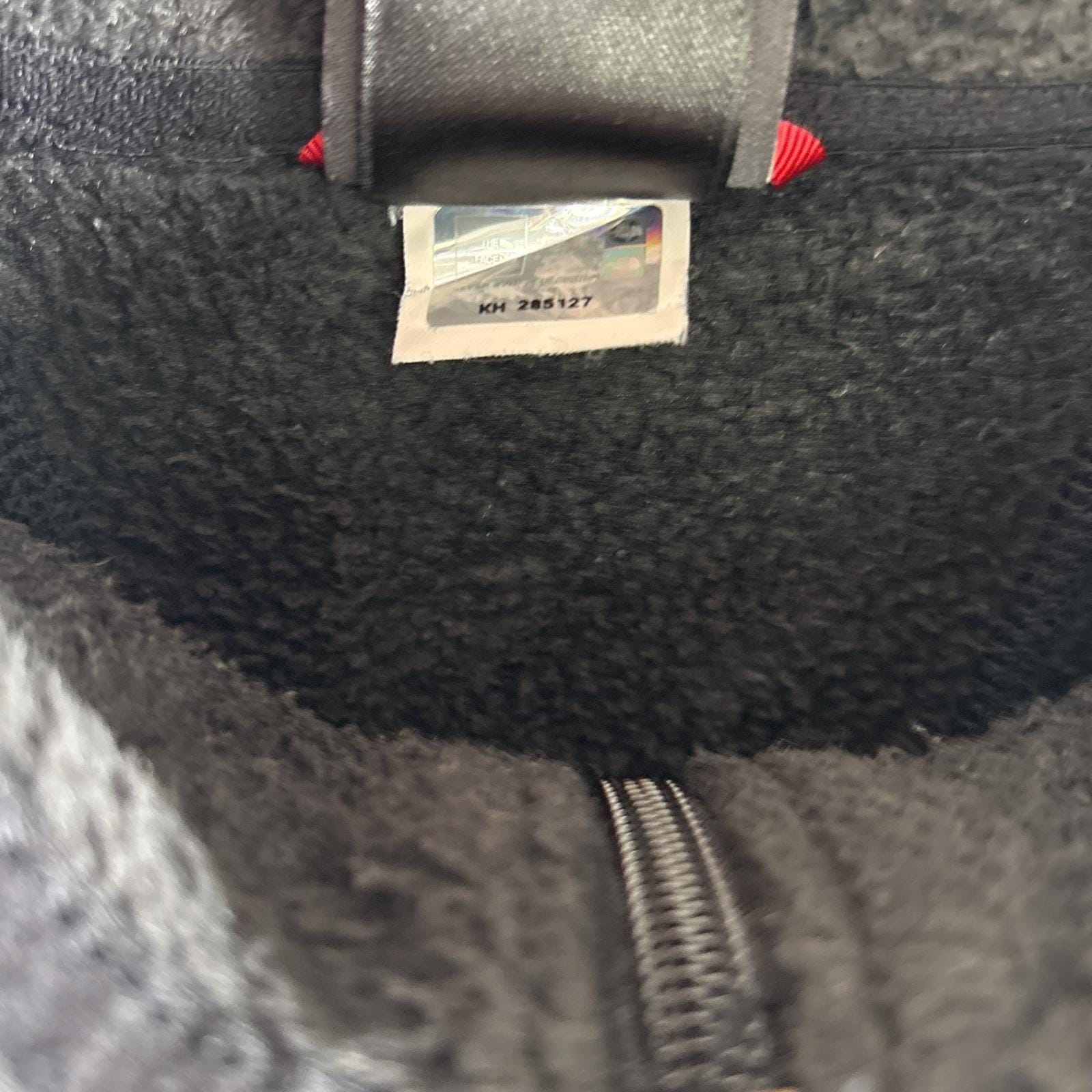 古着 ハーフジップフリースジャケット ワンポイントロゴ刺繍 ニット 大きいサイズ XL ブラック メンズ 古着 ハーフジップフリースジャケット ワンポイントロゴ刺繍 ニット 大きいサイズ XL ブラック メンズ