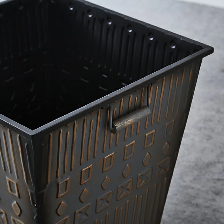 ☆新春クリアランス30%OFFクーポン発行中！☆ 男前 角 大型 バスケット