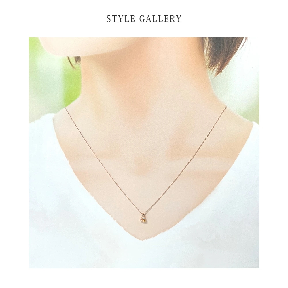 リボン済&紙袋 正規品 ネックレス レディース 11月 誕生石 誕生日 ペンダント しずくモチーフ ネックレス プレゼント アクセサリー シトリン ダイヤモンド K10ピンクゴールド リボン済&紙袋 正規品 ネックレス レディース 11月 誕生石 誕生日 ペンダント しずくモチーフ ネックレス プレゼント アクセサリー シトリン ダイヤモンド K10ピンクゴールド