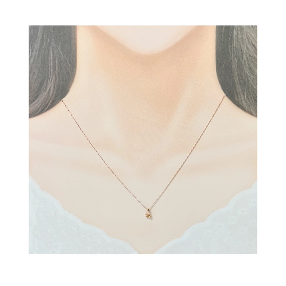 リボン済&紙袋 正規品 ネックレス レディース 11月 誕生石 誕生日 ペンダント しずくモチーフ ネックレス プレゼント アクセサリー シトリン ダイヤモンド K10ピンクゴールド リボン済&紙袋 正規品 ネックレス レディース 11月 誕生石 誕生日 ペンダント しずくモチーフ ネックレス プレゼント アクセサリー シトリン ダイヤモンド K10ピンクゴールド