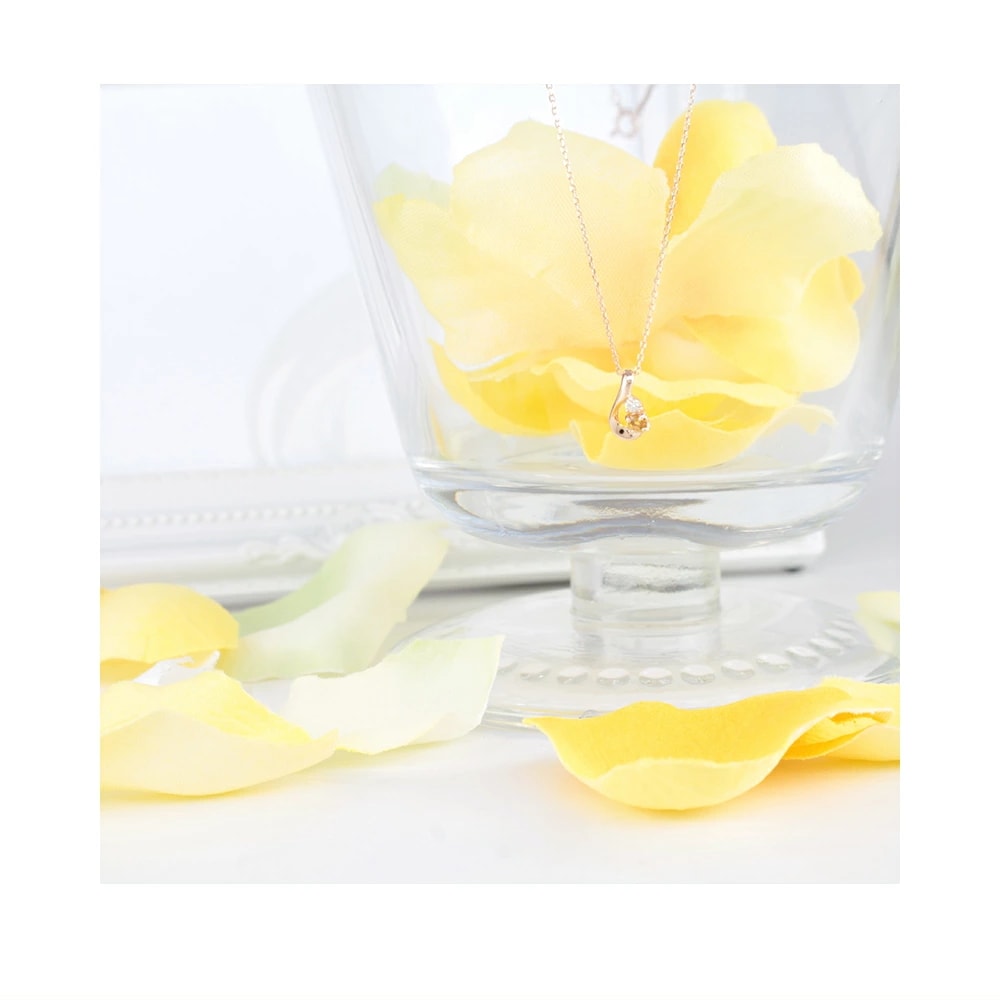 リボン済&紙袋 正規品 ネックレス レディース 11月 誕生石 誕生日 ペンダント しずくモチーフ ネックレス プレゼント アクセサリー シトリン ダイヤモンド K10ピンクゴールド リボン済&紙袋 正規品 ネックレス レディース 11月 誕生石 誕生日 ペンダント しずくモチーフ ネックレス プレゼント アクセサリー シトリン ダイヤモンド K10ピンクゴールド