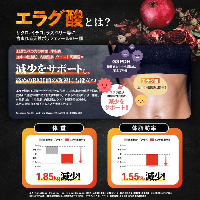 Qoo10] 悩み解決ラボ カロバーンEX 30日分 ダイエット サ