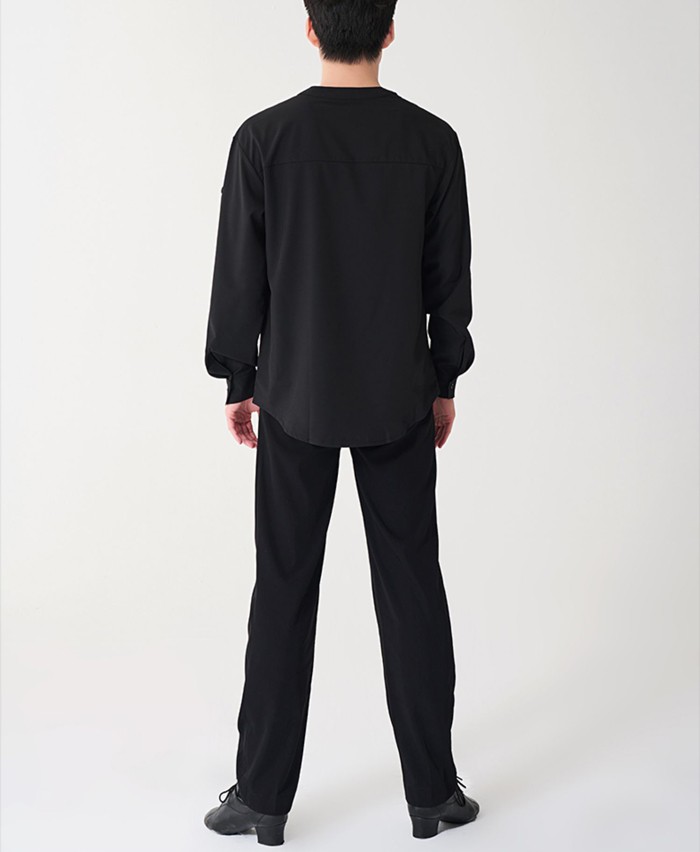 「期間限定セール」社交ダンス衣装 トップス メンズ ラテン ラテンダンス用シャツ 男性用 ダンス衣装 ダンスウェア 練習着 ワルツ チャチャチャ ルンバ ラテン ラテンダンスシャツ ステージ 衣装 男