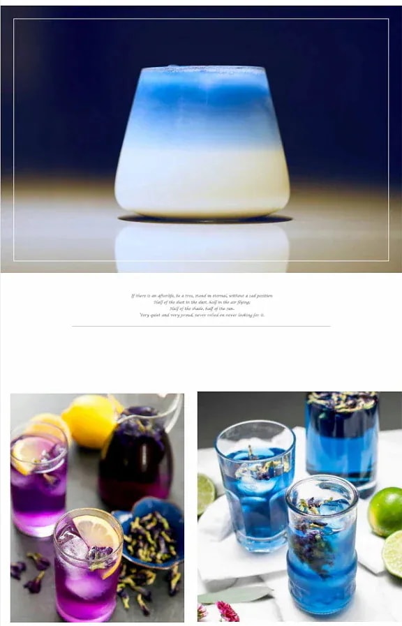 バタフライピー Butterfly pea 蝶豆花 アンチャン 蝶豆 青いハーブティー 500g業務用 お得サイズ