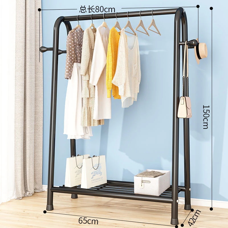本棚ラック棚洋服ハンガー 学生寮 床 寝室 家庭用収納 折りたたみ 簡易洋服掛け 洋服収納ポール