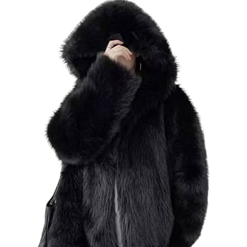 レディースファーコート フード付き レディース ファー アウター ショートコート ボアコート 冬服 毛足長い 保温 ブルゾン 毛足長い ファッション エレガンス かわいい 厚さ 前開き 防寒着