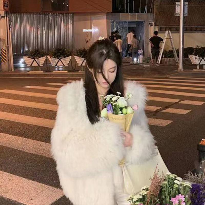 レディースファーコート フード付き レディース ファー アウター ショートコート ボアコート 冬服 毛足長い 保温 ブルゾン 毛足長い ファッション エレガンス かわいい 厚さ 前開き 防寒着