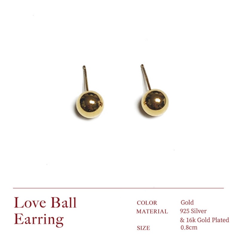 Love Ball Earring テヨン着用 Love Ball Earring テヨン着用