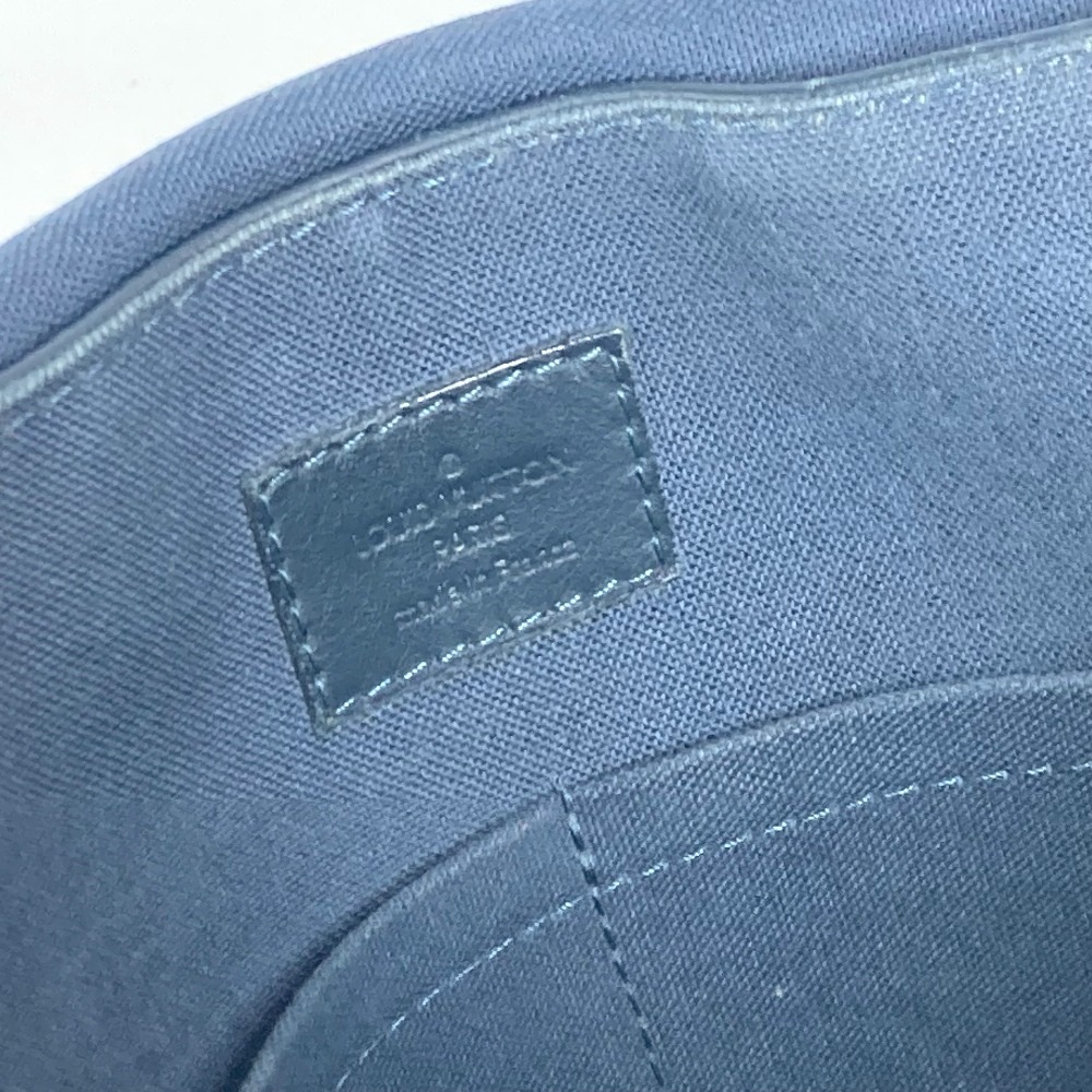 ショルダーバッグ N41285 ディストリクトPM ダミエアンフィニ 斜め掛け カバン フラップ メッセンジャーバッグ ダミエアンフィニレザー コスモス ネイビー