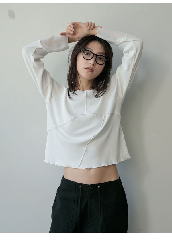 アガウド AgAwd カットソー 長袖 オフホワイト 白 F *A715 other - アガウド AgAwd カットソー 長袖 オフホワイト 白 F *A715の