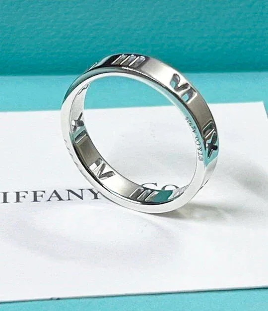 Tiffany&Co. ATLAS NARROW RING 日本サイズ約11号 ティファニー