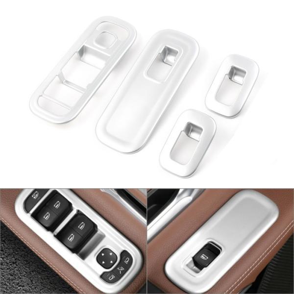 Benz ベンツ パワーウインドウ スイッチ トリム 全2色 4点セット W177 V177 C118 X118 Aクラス CLA など パワーウィンドウ