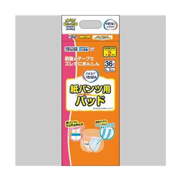 （まとめ）カミ商事 エルモア いちばん紙パンツ用パッド 1セット（216枚：36枚6パック）3セット