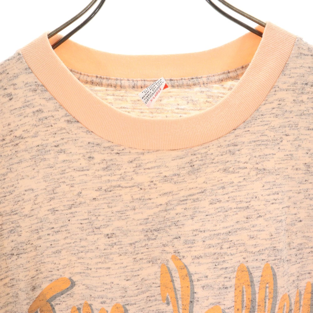 TextilePrints 70s USA製 霜降 半袖 シングルステッチ Tシャツ