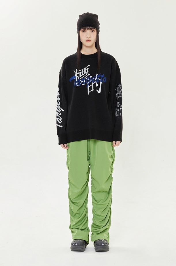 targetto[TARGETTO] TARGET LETTERING JACQUARD KNIT