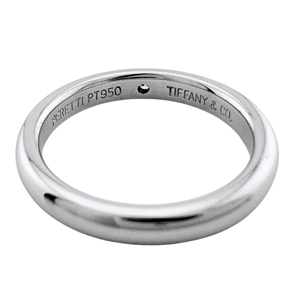 ティファニー エルサ・ペレッティ スタッキング バンド リング 指輪 8号 Pt950プラチナ ダイヤモンド TIFFANY&Co. 中古 美品 ティファニー エルサ・ペレッティ スタッキング バンド リング 指輪 8号 Pt950プラチナ ダイヤモンド TIFFANY&Co. 中古 美品