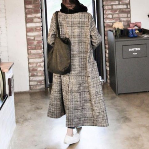 【１枚でコーデが決まる】 売れ切れ必至 千鳥格子 コート