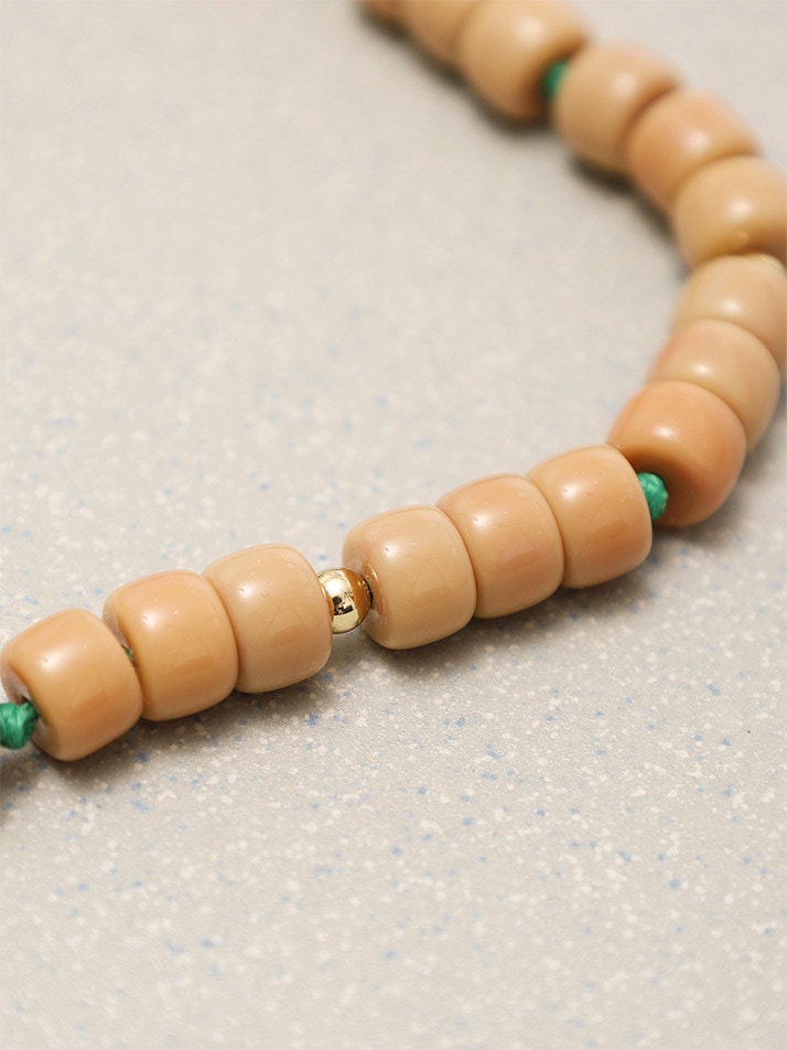 【TOWTOW ARCHIVE】 MARSHMALLOW NECKLACE : BBANG BEIGE