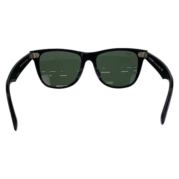 Qoo10] Rayban ウェイファーラー ブラック 黒 グレー