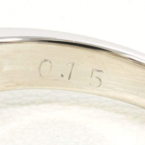 PT900 プラチナ リング 11号 パール(真珠) 約9mm ダイヤ 0.15 ジュエリー 中古 PT900 プラチナ リング 11号 パール(真珠) 約9mm ダイヤ 0.15 ジュエリー 中古