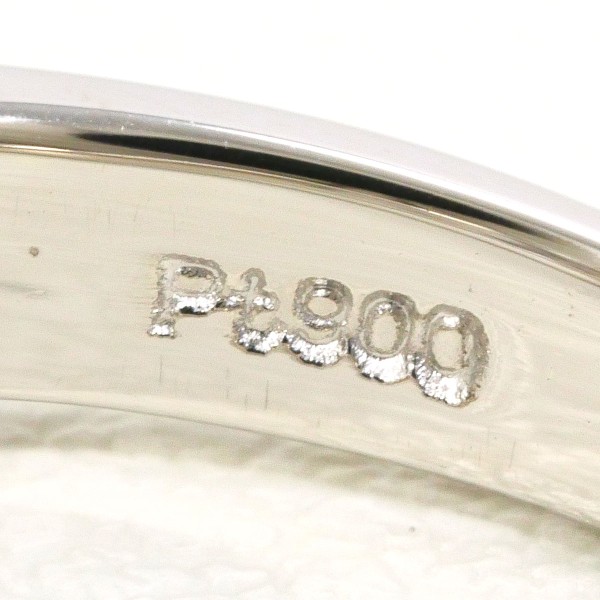 PT900 プラチナ リング 11号 パール(真珠) 約9mm ダイヤ 0.15 ジュエリー 中古 PT900 プラチナ リング 11号 パール(真珠) 約9mm ダイヤ 0.15 ジュエリー 中古