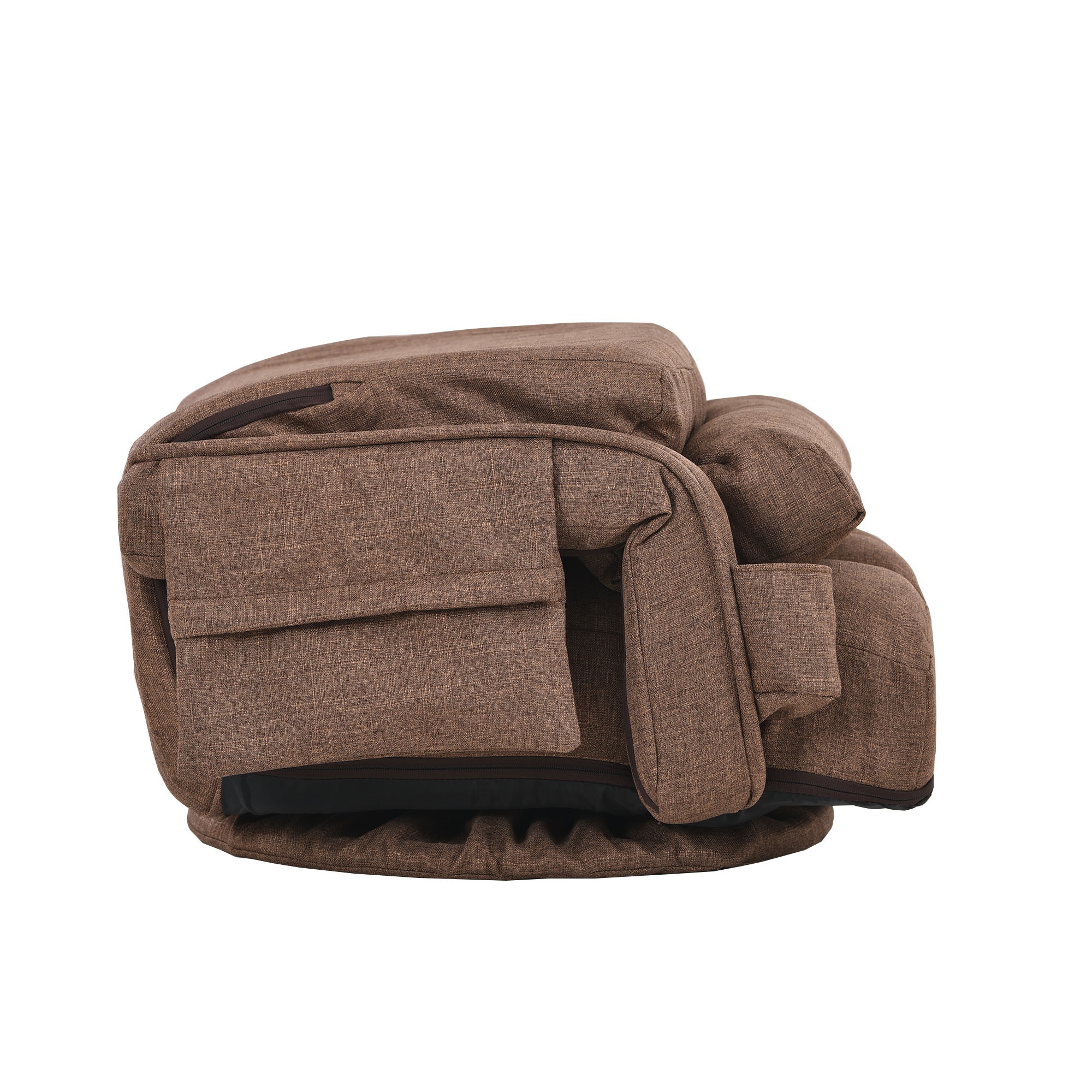 [国内即発送]回転式座椅子 肘掛け ハイバック 座いす リクライニング 1人掛けソファー フロア ソファー リラックスチェア 折りたたみ リクライニングチェアー ファブリック 座イス おしゃれ 椅子