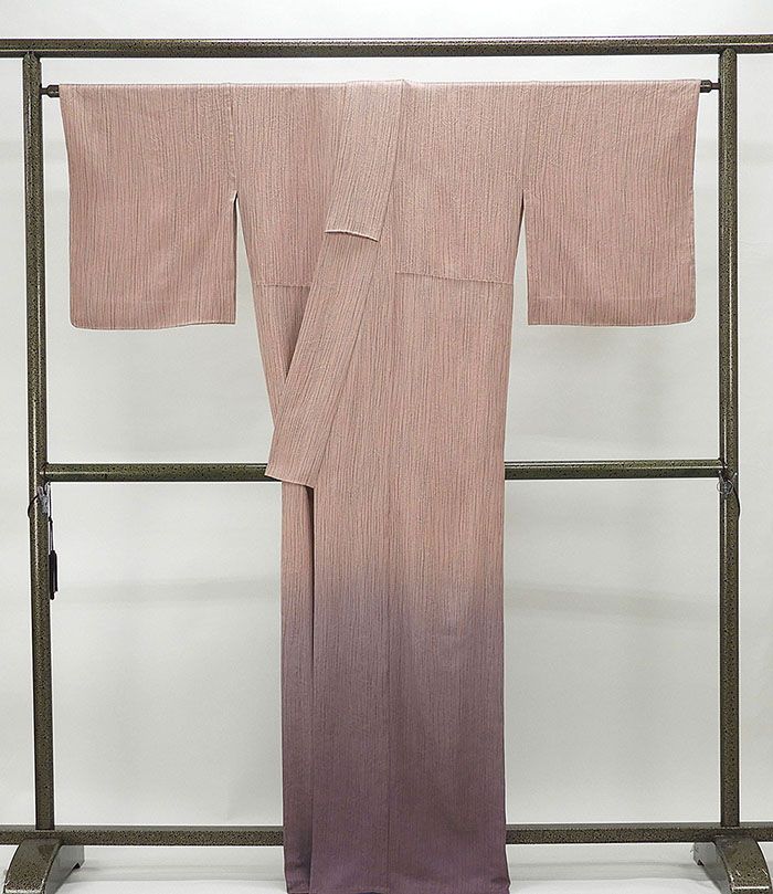 単衣 訪問着 新品仕立済 正絹 単衣 ぼかし模様 身丈164.5cm 裄丈68cm 付下訪問着 新品 仕立て上がり 着物 wb1070