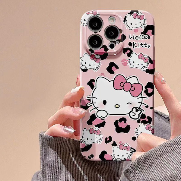 Qoo10] iphoneケース ハローキティ ヒョウ