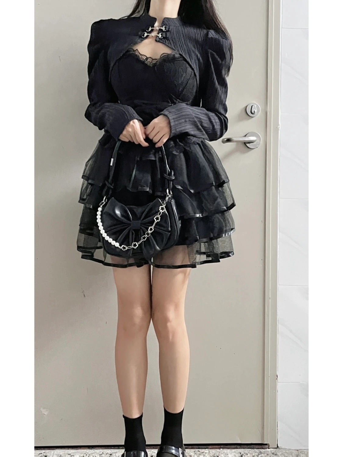 胸パッド付きセクシーサスペンダー+ダークウエストプリンセスチュチュスカートバレエスタイルセクシーバースデースカート 胸パッド付きセクシーサスペンダー+ダークウエストプリンセスチュチュスカートバレエスタイルセクシーバースデースカート