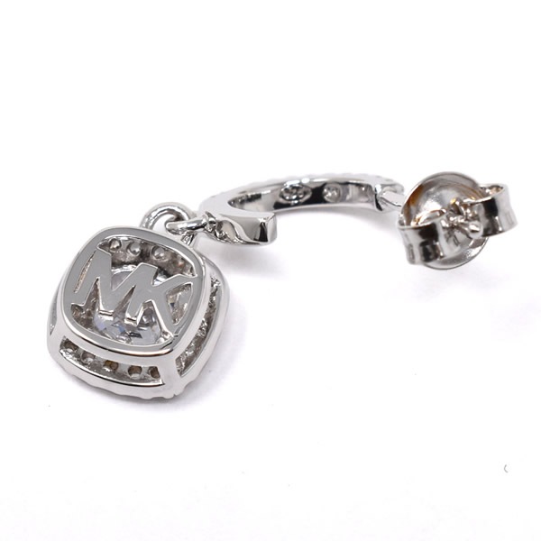 ピアス MKC1406AN040 CURB LINK W PAVE レディース シルバー