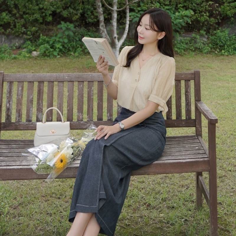 クリック&ファニーレジェンドプリティラップデニムスカート