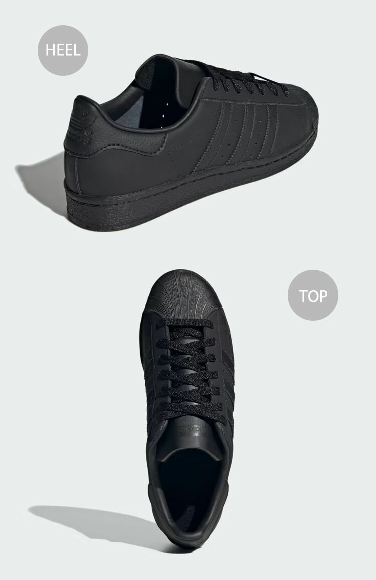 ID4627 スニーカー SUPERSTAR 82 スーパースター BLACK シューズ レザー 本革 レザーアッパー 1982モデル ID4627 スニーカー SUPERSTAR 82 スーパースター BLACK シューズ レザー 本革 レザーアッパー 1982モデル