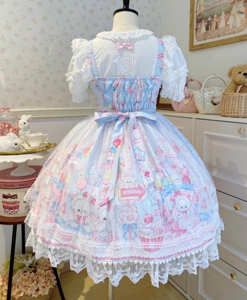 【新作登場 最安値!】135ロリータ 兎耳メイド服ワンピース　 ゴスロリ コスプレ メイド服 コスチューム 文化祭 学園祭 衣装 仮装 ハロウィン おすすめ 可愛い 日常　写真　舞台　花嫁_3