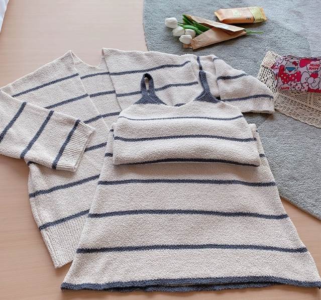 ツーピース 二点セット レディース ワンピース ルームウェア パジャマ ニット カーディガン 部屋着 ツーピース 二点セット レディース ワンピース ルームウェア パジャマ ニット カーディガン 部屋着