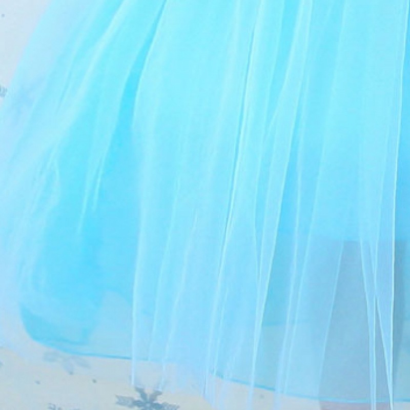 ロラネ 女の子 半袖 NO9 雪の結晶 プリンセスドレス ロラネ 女の子 半袖 NO9 雪の結晶 プリンセスドレス